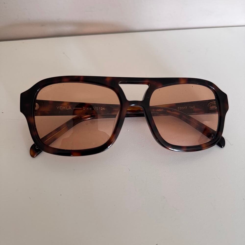 VEHLA Dixie Sunglasses Choc Tort/Cinnamon Tortoise Frame VS124 Unisex